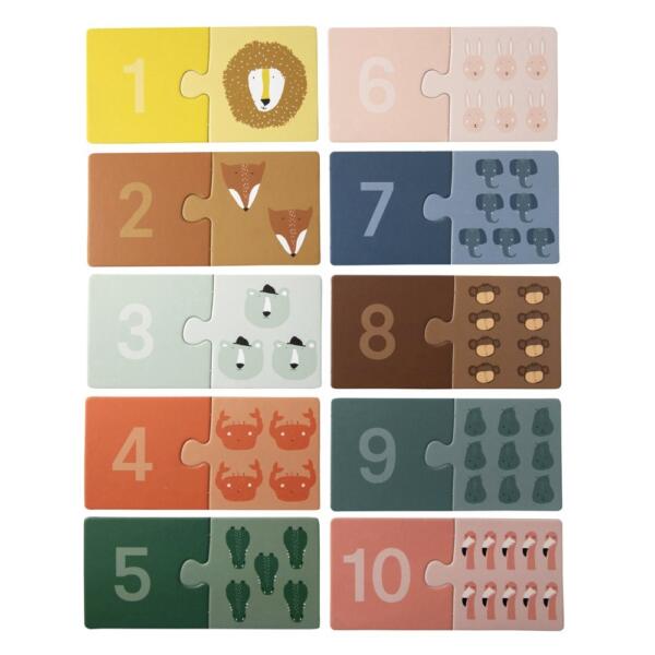 Puzzle do nauki liczenia ze zwierzątkami Trixie Baby - Image 4