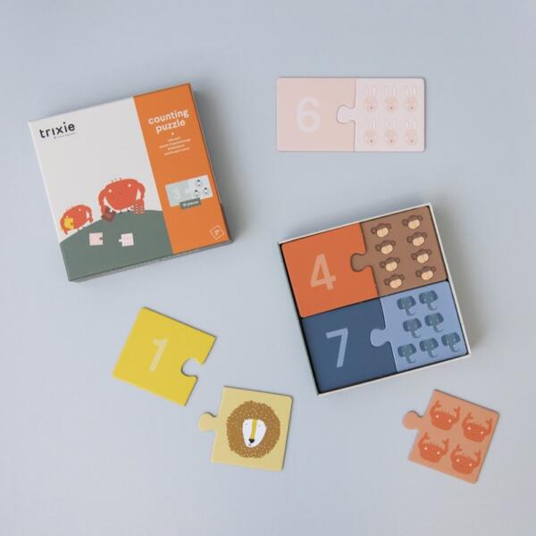 Puzzle do nauki liczenia ze zwierzątkami Trixie Baby - Image 5