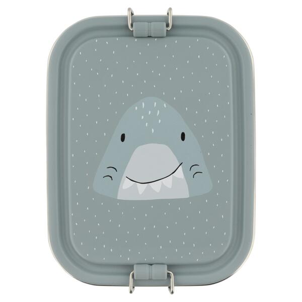 Mały stalowy lunch box - Rekin Trixie Baby