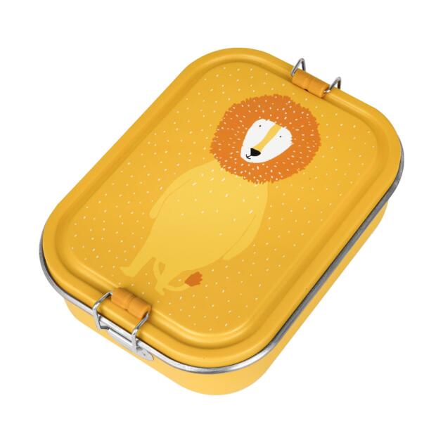 Duży stalowy lunch box - Lew Trixie Baby