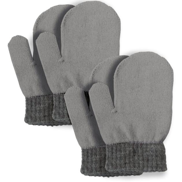 SUNDSVALL vilnonės kumštinės pirštinės, 2 vnt., pilkos