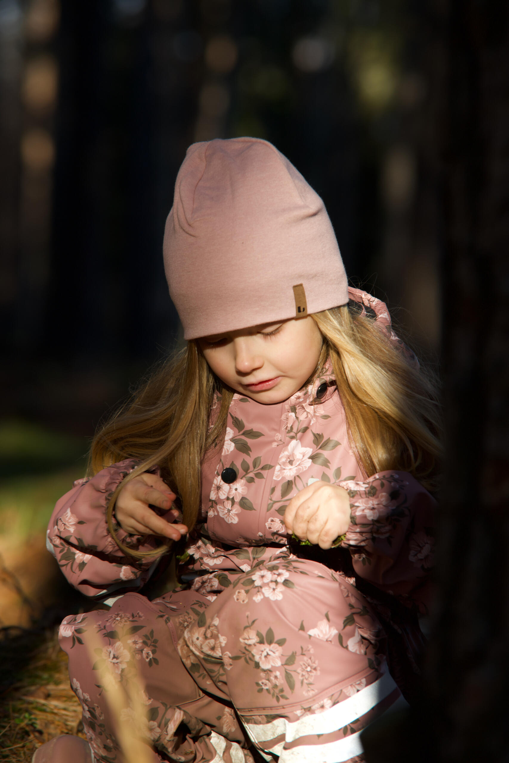 LEKHYTTAN lietaus kostiumas su flisu, rožinis / rudas - Image 2