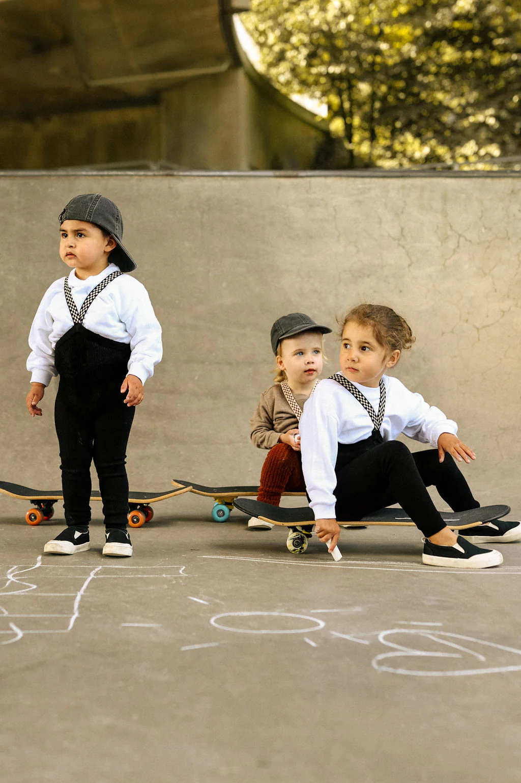 Silly Silas „Footless Classic Black Checked“ – be pėdučių pėdkelnės-kojinės su petnešėlėmis - Image 4