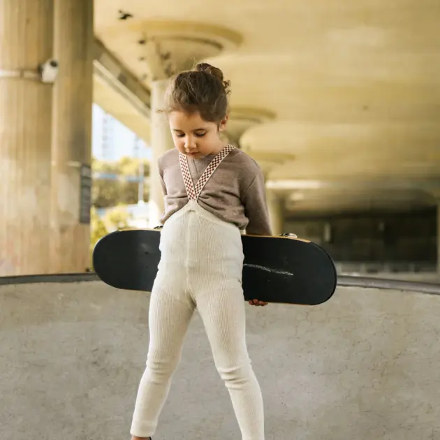 Silly Silas „Footless Cream Blend Checked“ – pėdkelnės-kojinės be pėdučių su petnešėlėmis