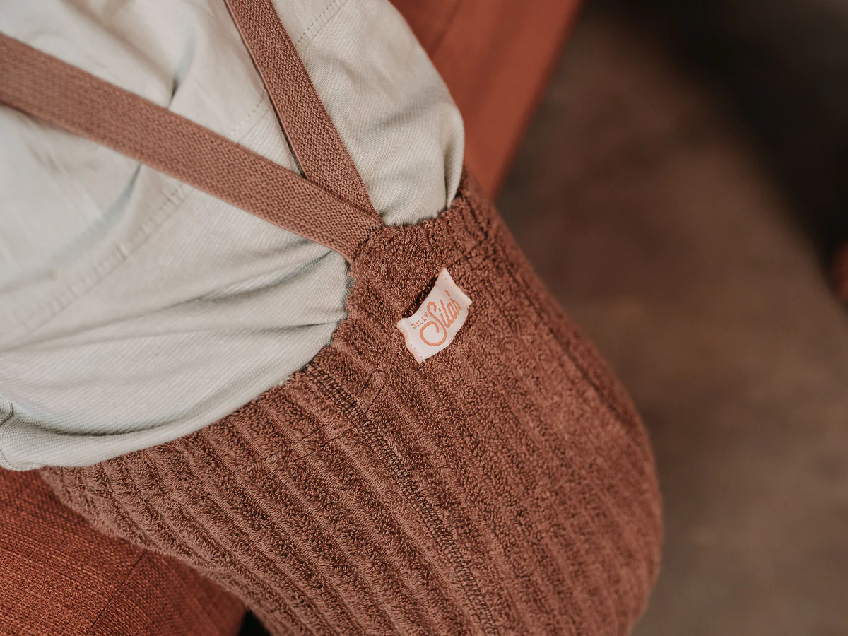 Silly Silas „Granny Teddy Granola Footed“ – pėdkelnės-kojinės su petnešėlėmis - Image 3