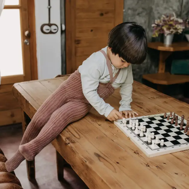 Silly Silas „Granny Teddy Granola Footed“ – pėdkelnės-kojinės su petnešėlėmis