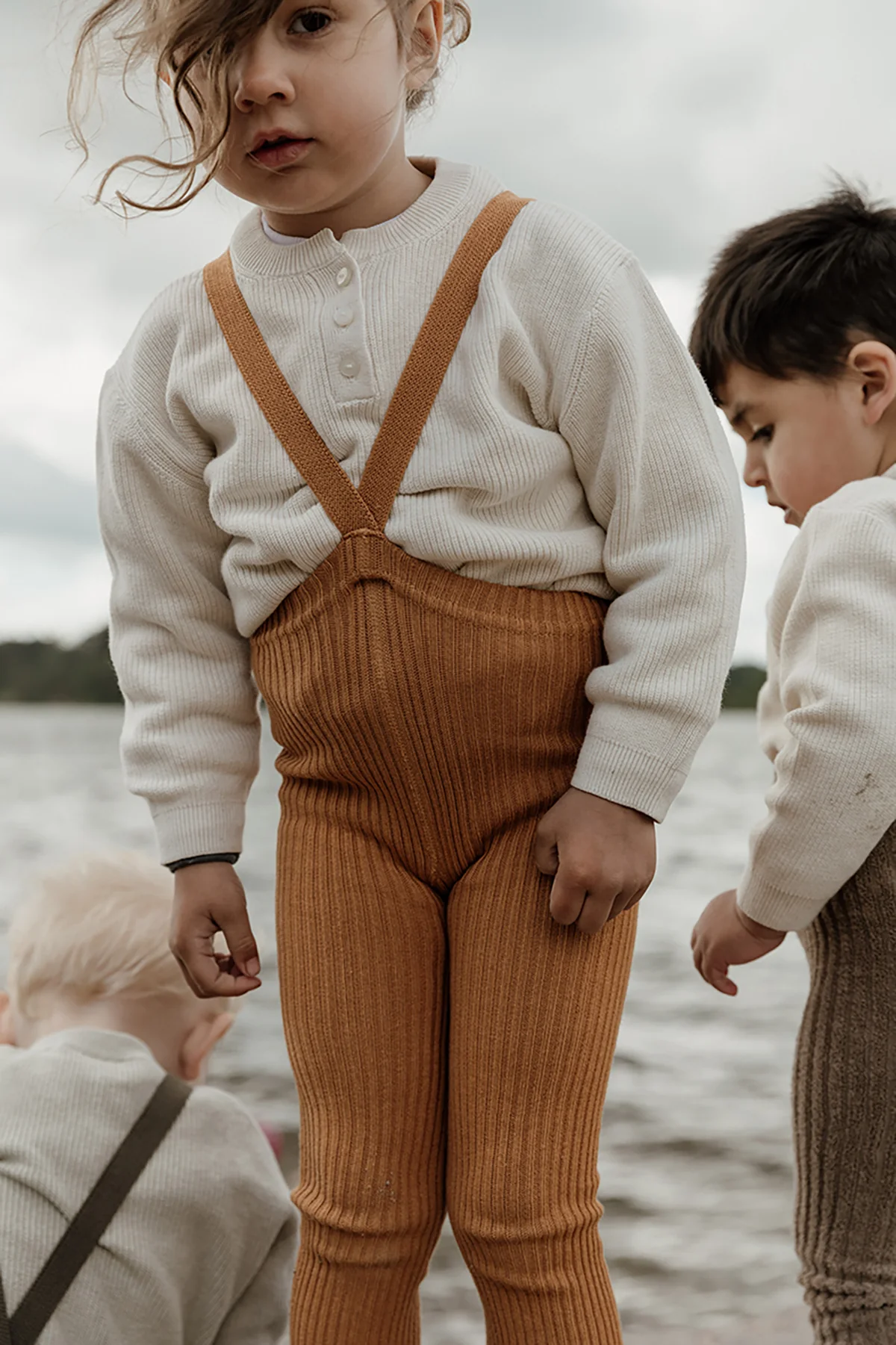 Silly Silas „Hippy Amber Footed“ – pėdkelnės-kojinės su petnešėlėmis - Image 5