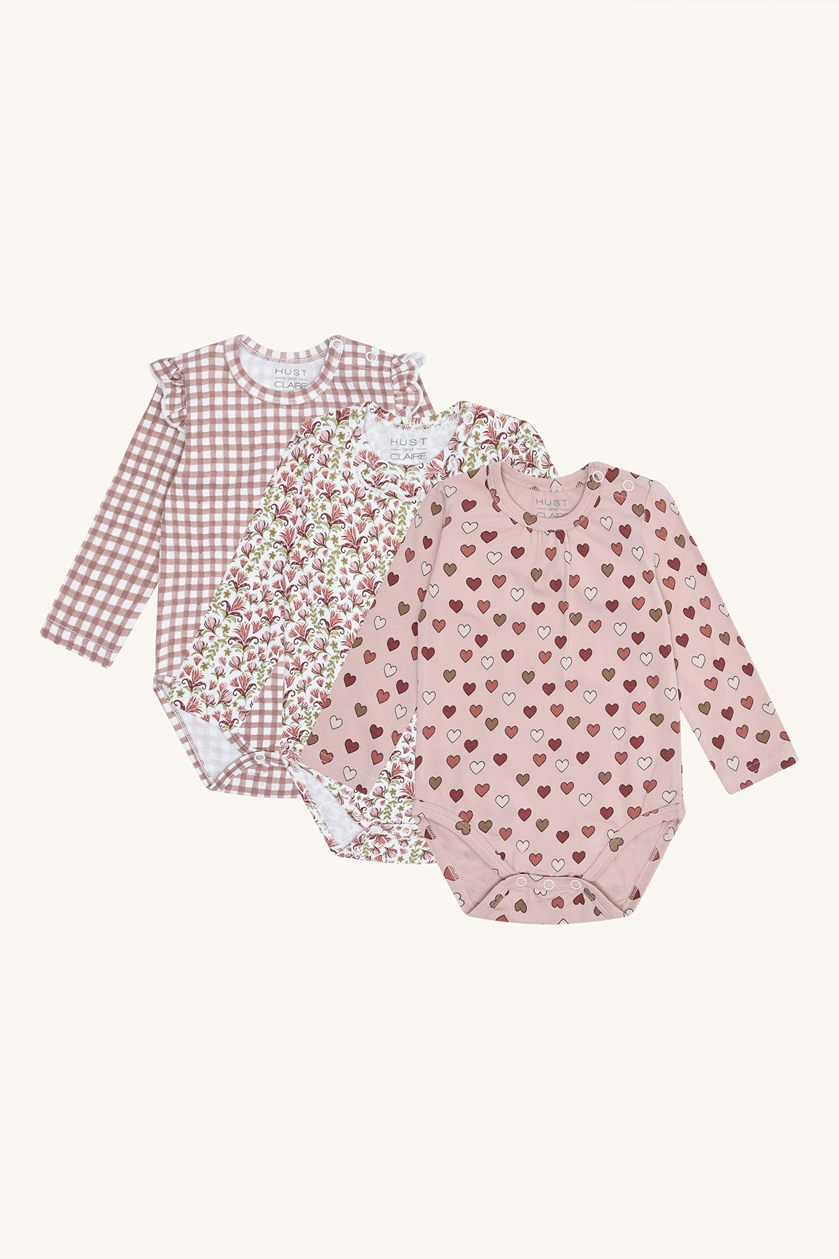 Hust and Claire bodis – 3 vnt. (HCBella Little Check)