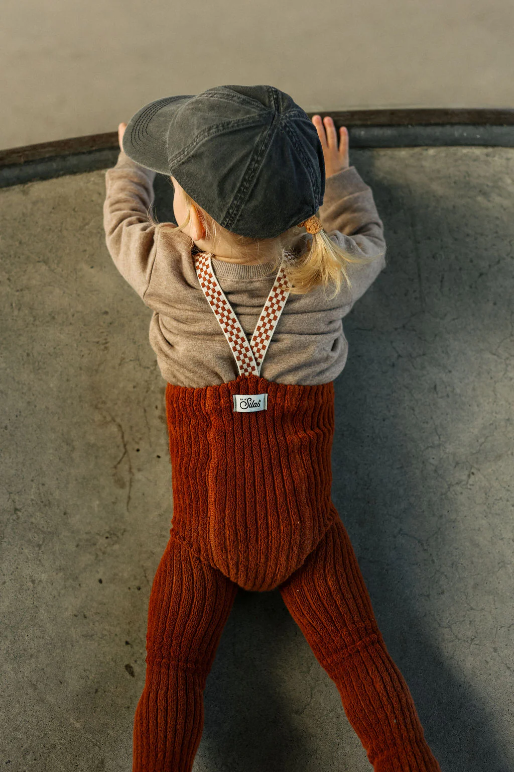 Silly Silas „Footless Cinnamon“ – be pėdučių pėdkelnės-kojinės su petnešėlėmis