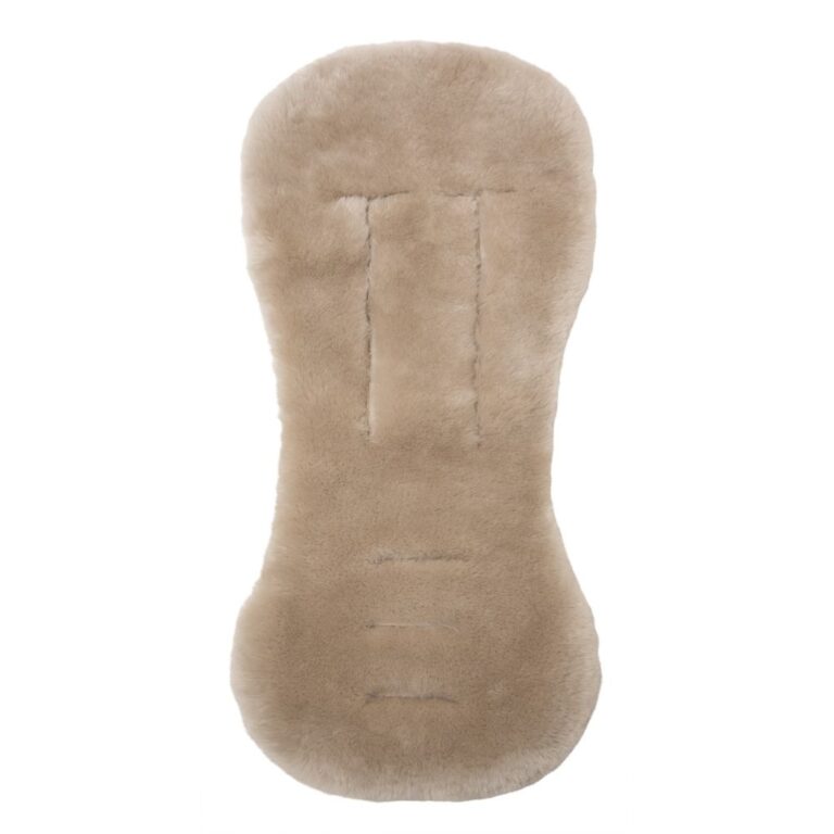 Tinkafu merino vilnos avikailis vežimėliui – Taupe