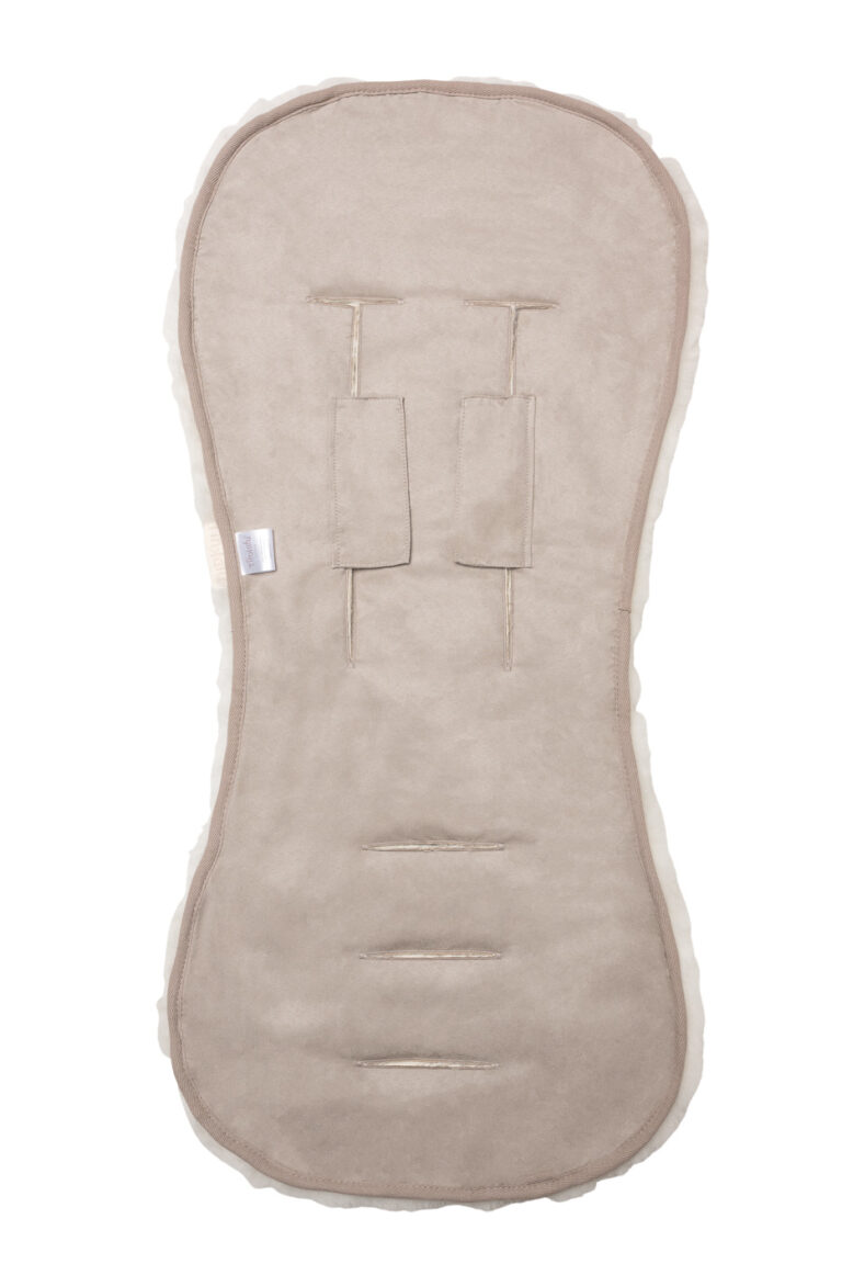 Tinkafu merino vilnos avikailis vežimėliui – Baltas - Image 2
